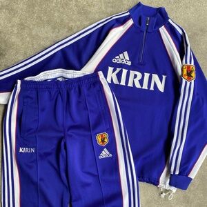 Japan National Team 1999 2000 Adidas Asian Cup Soccer Training Tracksuit Set M